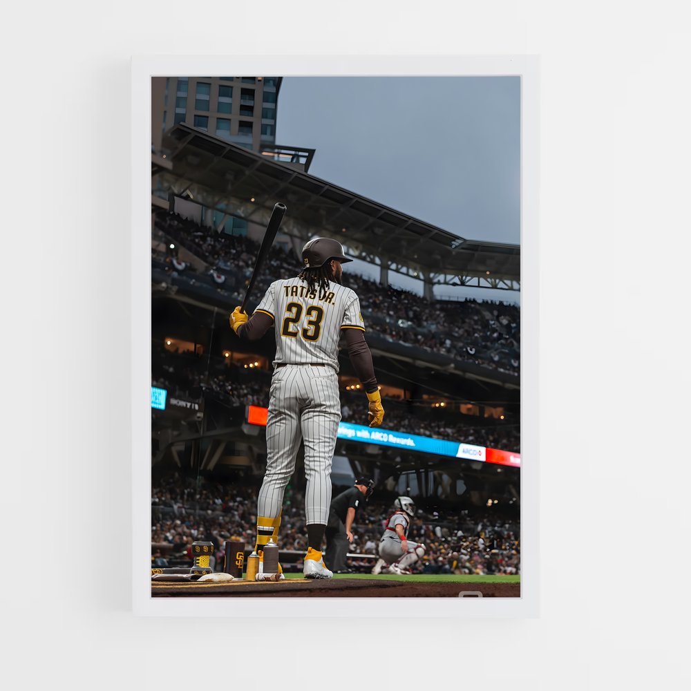 Poster Fernando tatis dégagée – affiche Baseball (vue 3)